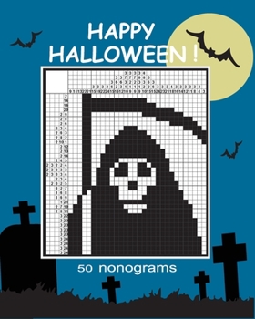 Paperback Happy Halloween! nonograms. Book