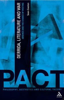 Hardcover Derrida, Literature and War Book