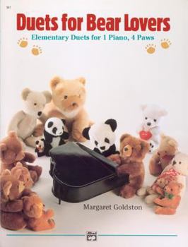 Paperback Duets for Bear Lovers: Elementary Duets for 1 Piano, 4 Paws Book