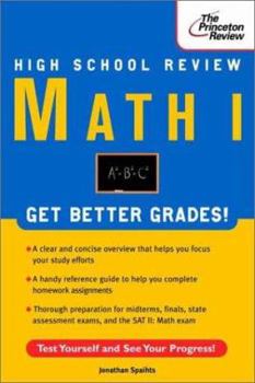 Paperback High School Math I Review Book