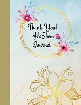 Paperback thank you HaShem Journal Book