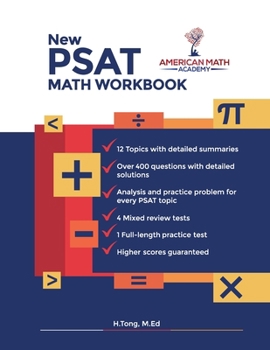 Paperback New PSAT Math Workbook Book