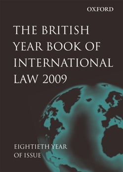 Hardcover British Year Book of International Law 2009 Volume 80 Book