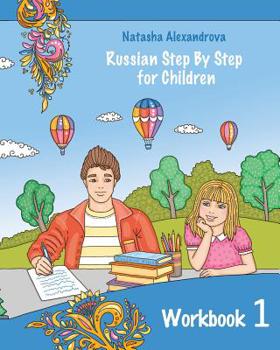 Paperback Reading Russian Workbook for Children: Total Beginner Book