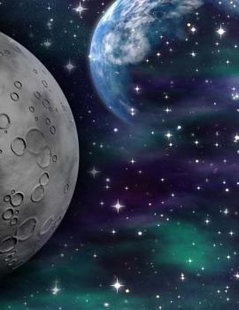 Paperback Outer Space Notebook: 8.5 X 11 202 Wide Ruled Pages Book