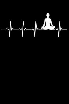Paperback Yogi Notizbuch: A5 Kariert 108 Seiten - Yoga Herzschlag Heartbeat Notizheft - Geschenk f?r Yogis [German] Book