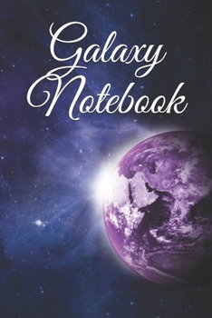 Paperback GALAXY NOTEBOOK 120 blank pages Book