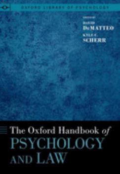 Hardcover The Oxford Handbook of Psychology and Law Book