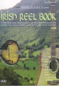 Paperback Irish Reel Book for flute, violin, banjo, mandolin, guitar and all melody instruments [German] Book