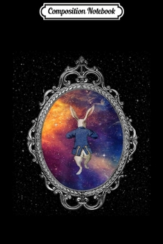 Paperback Composition Notebook: Follow The White Rabbit - Alice In Wonderland Design Journal/Notebook Blank Lined Ruled 6x9 100 Pages Book