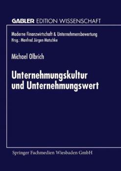 Paperback Unternehmungskultur Und Unternehmungswert [German] Book