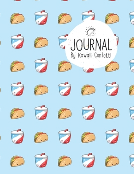 Paperback Journal: Cute Taco Notebook - Students Kids Teachers - 8.5x11 Large Lined Planner or Diary for School Journaling Writing Colleg Book