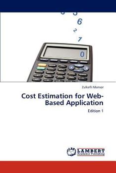 Paperback Cost Estimation for Web-Based Application Book