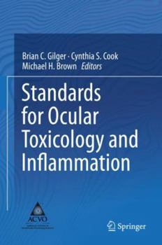 Hardcover Standards for Ocular Toxicology and Inflammation Book