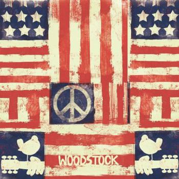 Hardcover Woodstock Unlined Journal American Peace Book