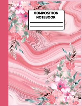 Notebook: White Grey Marble College Ruled Blank Lined Cute Notebooks for Girls Teens Kids School Students and Teachers Writing Notes Journal