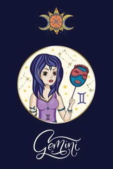 GEMINI - Lined Journal: Zodiac Notebook - 100 Pages - 6x9 Inch (Zodiac Women)