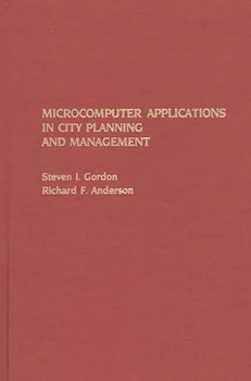 Hardcover Microcomputer Applications in City Planning and Management Book