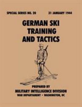 Paperback German Ski Training and Tactics (Special Series, no.20) Book