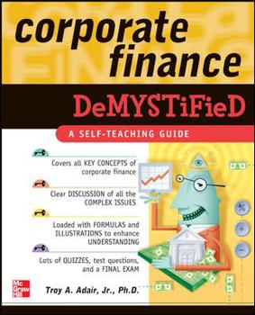 Paperback Corporate Finance Demystified Book