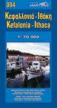 Map **KEFALONIA-ITHACA (304) (ILES GRECQUES) Book