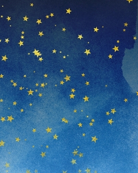 Starry Painted Skies Composition Notebook - Large Ruled Notebook - 8x10 Lined Notebook (Softcover Journal / Notebook / Diary)