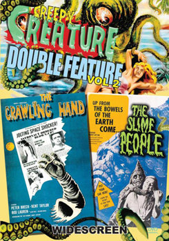 DVD Creepy Creature Double Feature Volume 2: The Crawling Hand / The Slime People Book