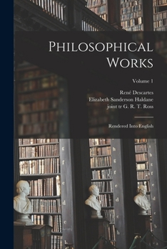 Paperback Philosophical Works: Rendered Into English; Volume 1 Book