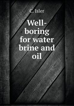 Paperback Well-boring for water brine and oil Book