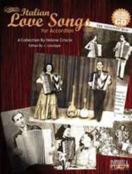 Paperback Italian Love Songs for Accordion with CD (English and Italian Edition) Book