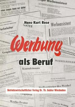 Paperback Werbung ALS Beruf [German] Book