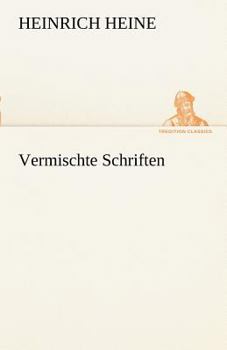 Paperback Vermischte Schriften [German] Book