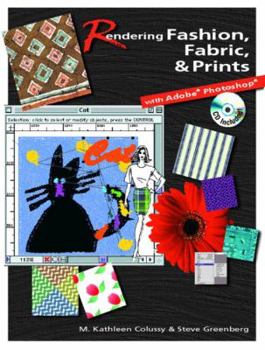 Paperback Rendering Fashion, Fabric and Prints with Adobe Photoshop Book