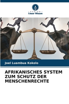 Paperback Afrikanisches System Zum Schutz Der Menschenrechte [German] Book