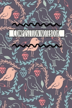 Composition Notebook: College Ruled 6" x 9" Writing Notes Journal,Office,Kids,School and college student.