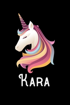 Kara : Personalized Custom Name Unicorn Themed Monthly 2020 Planner (Calendar, to Do List, Monthly Budget, Grocery List, Yearly Financial Goals) Gift for Girls and Women