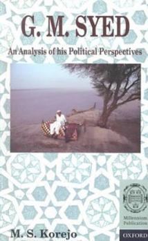Hardcover G. M. Syed: An Analysis of His Political Perspectives Book
