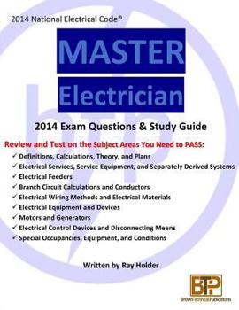 Paperback 2014 Master Electrician Exam Questions and Study Guide Book