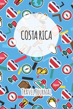 Costa Rica Travel Journal: 6x9 Travel planner I Road trip planner I Dot grid journal I Travel notebook I Travel diary I Pocket journal I Gift for Backpacker