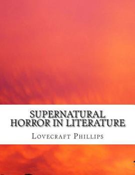 Paperback Supernatural Horror in Literature Book