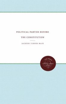 Hardcover Political Parties Before the Constitution Book