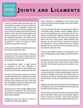 Paperback Joints and Ligaments (Speedy Study Guide) Book