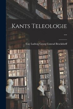 Paperback Kants Teleologie ... [German] Book