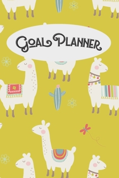 Goal Planner: Lama Visualization Journal and Planner Undated