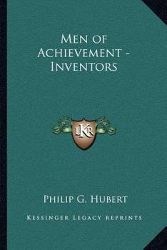 Paperback Men of Achievement - Inventors Book