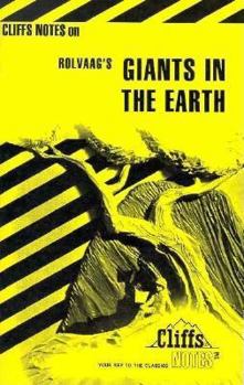 Paperback Cliffsnotes on Rolvaag's Giants in the Earth Book