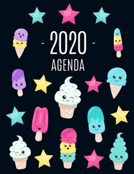 Helado Agenda 2020: Planificador Enero a Diciembre 2020 | 52 Semanas Enero a Diciembre 2020 (Spanish Edition)