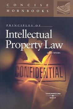 Paperback Principles of Intellectual Property Law Book