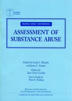 Paperback Assessment of Substance Abuse Book