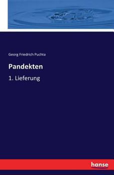 Paperback Pandekten: 1. Lieferung [German] Book